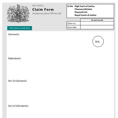 Document preview: Navigating the N211(CHFL) Claim Form for Financial Claims — Legal & justice