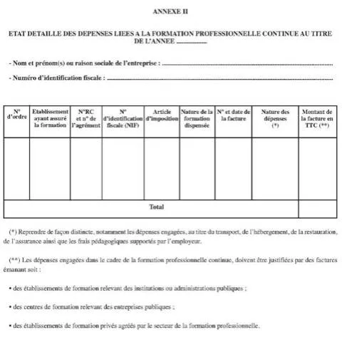 Aperçu du document Comprendre la taxe de formation professionnelle continue et — Impôts & fiscalité (CERFA n°Taxe de formation professionnelle continue et taxe dapprentissage annexe2)
