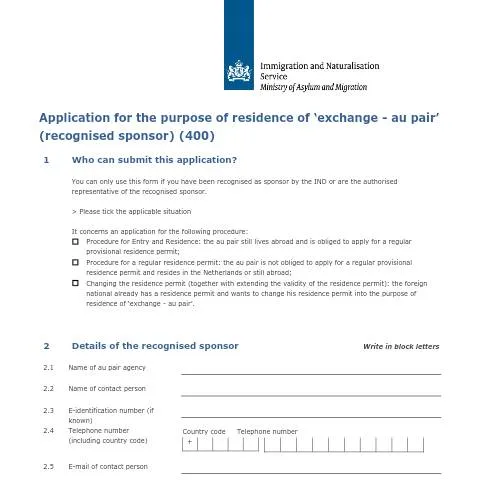 Documentvoorvertoning: Wat u moet weten over formulier 7502 voor au pair — Immigratie & visa (CERFA n°7502)