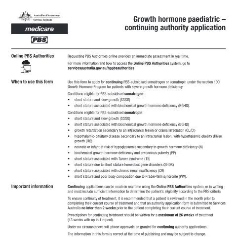Document preview: Understanding the PB163 Growth Hormone Application Process — Health (CERFA n°PB163)