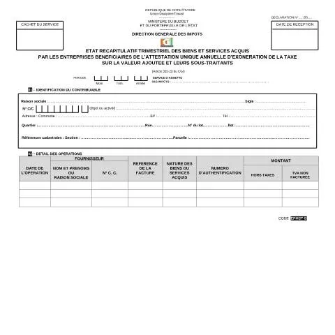 Aperçu du document L'EPMST-B : Un Outil Stratégique pour les Entreprises Ivoiriennes — Impôts & fiscalité
