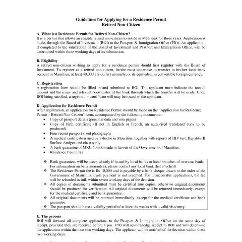 Document preview: Mastering the g_resid Application Process for Retirees — Government & admin (g_resid)