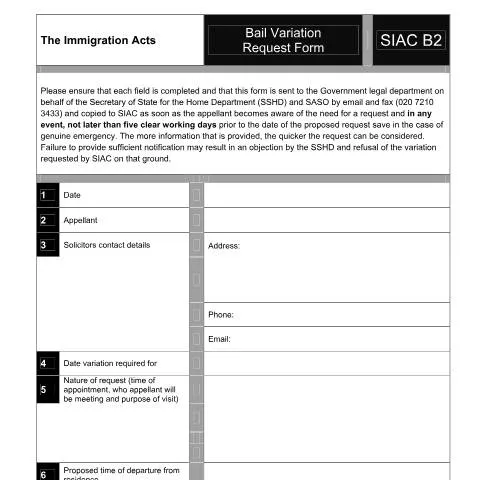 Document preview: Understanding Form T622: Your Guide to Bail Variations — Legal & justice