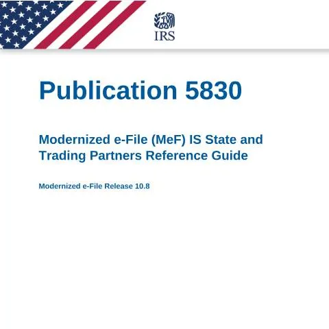 Document preview: Understanding IRS Publication 5830 and Its Importance — Taxes (CERFA n°PUB-5830)