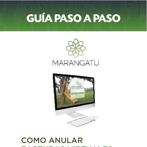 Vista previa del documento Guía para anulación de comprobantes virtuales en Paraguay — Trámites administrativos