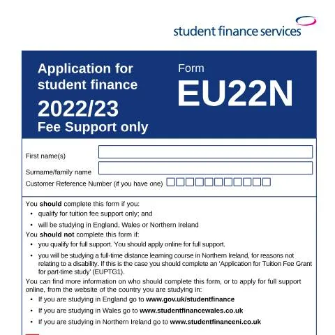 Document preview: Essential Guide to Student Finance for EU Students — Work & employment