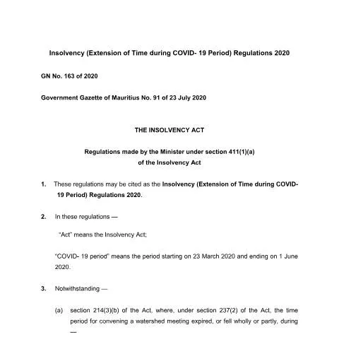 Document preview: Understanding GN No. 163 of 2020 in the Context of COVID-19 — Government & admin (CERFA n°GN-No.-163-of-2020)