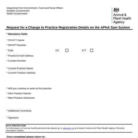 Document preview: Essential Guide to the OV58 Form for Veterinary Practices — Government & admin