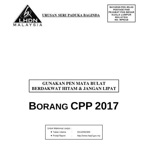 Document preview: Mengapa Borang CPP 2017 Penting untuk Syarikat Petroleum? — Cukai & percukaian