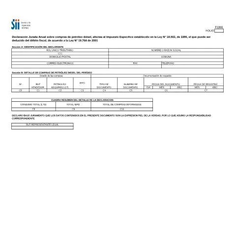 Vista previa del documento Importancia del Formulario F1866 en el Sistema Tributario Chileno — Trámites administrativos (CERFA n°F1866)