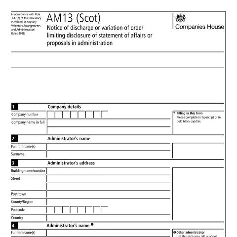 Document preview: Navigating the AM13 (Scot) Process for Companies — Legal & justice