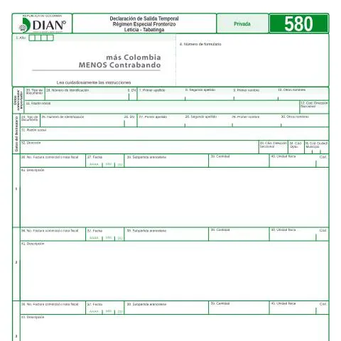 Vista previa del documento Formulario F580-2018 para Comercio Internacional — Aduanas y comercio (CERFA n°F580-2018)