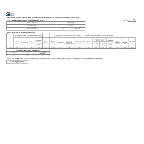 Vista previa del documento F1843: Todo sobre la Declaración Jurada Anual para Constructoras — Trámites administrativos (CERFA n°F1843)