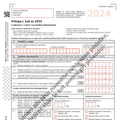 Dokumentvorschau: Wichtige Informationen zum L1ab-SI Formular für 2024 — Steuern (CERFA n°L1ab-SI)