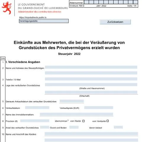 Aperçu du document Guide sur le Formulaire 700 D pour les Plus-Values Immobilières — Impôts & fiscalité (CERFA n°700 D)
