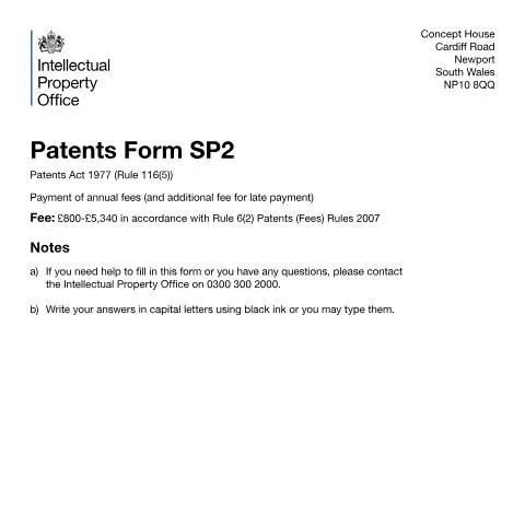 Document preview: Critical Patent Renewal Deadlines: Your SP2 Payment Survival Guide — Taxes