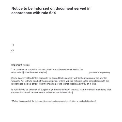 Document preview: The Role of Form D5 in Legal Communication in the UK — Legal & justice