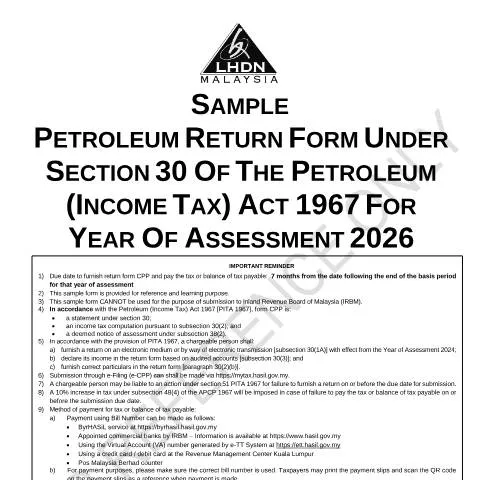 Document preview: Mengisi Borang CPP 2026: Panduan Lengkap untuk Pemain Industri — Cukai & percukaian
