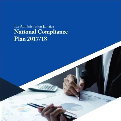 Document preview: Jamaica National Compliance Plan 2017-2018 — Taxes (CERFA n°taj+ncp+2017-2018)