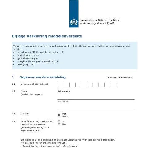 Documentvoorvertoning: Essentiële informatie over Bijlage Verklaring Middelenvereiste 7127 — Immigratie & visa (CERFA n°7127)