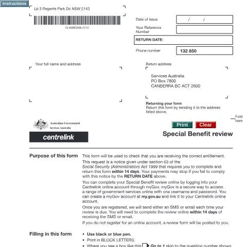 Document preview: Understanding the Special Benefit Review Process — Benefits & social aid (CERFA n°BC048M)