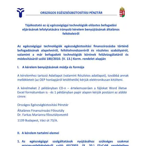 Document preview: Útmutató az új egészségügyi technológiák befogadásához — Egészség (CERFA n°AF.79.U)