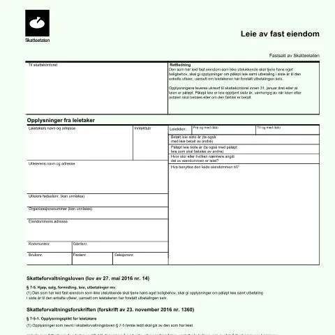 Document preview: Forstå RF-1075 for utleie av eiendom — Bolig (CERFA n°RF-1075)