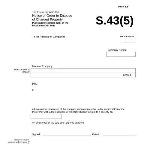 Document preview: Understanding the Notice of Order to Dispose of Charged Property — Government & admin
