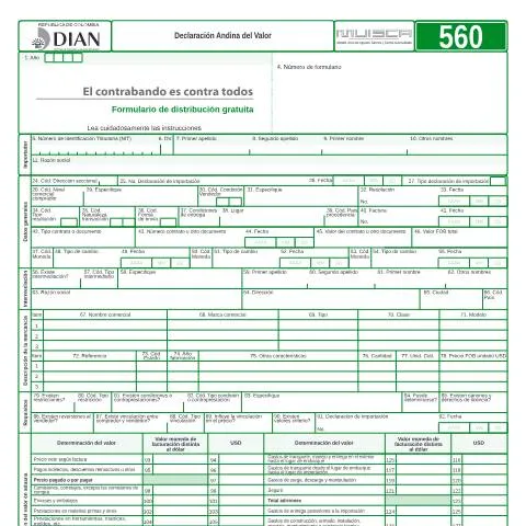 Vista previa del documento La Importancia de la Declaración Andina del Valor en el Comercio — Trámites administrativos (CERFA n°F560-2017)