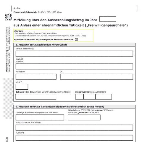 Dokumentvorschau: E29 Mitteilung für Freiwillige: Wichtige Informationen und Vorteile — Steuern (CERFA n°E29)