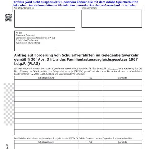 Dokumentvorschau: Antrag auf Schülerfreifahrten gemäß Beih92 — Steuern (CERFA n°Beih92)