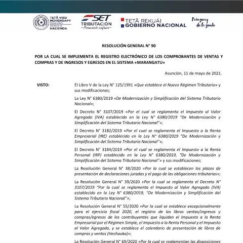 Vista previa del documento Registro electrónico de comprobantes en Paraguay: avances y alcance — Impuestos
