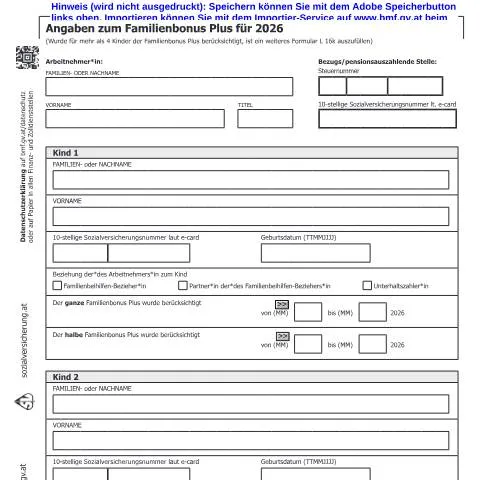 Dokumentvorschau: Familienbonus Plus 2026: Wichtige Informationen zum Antrag L16k — Steuern (CERFA n°L16k)
