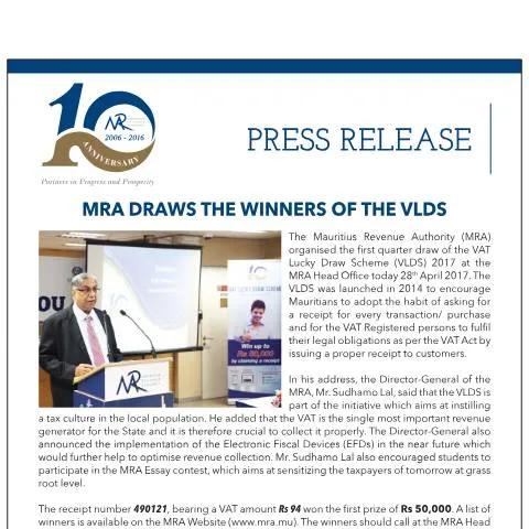 Document preview: Exploring the Impact of VLDS on Tax Culture in Mauritius — Government & admin (PLVLDSQ012017)