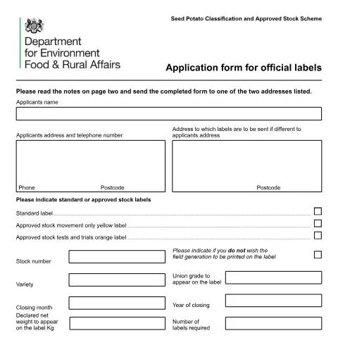Document preview: Navigating the Seed Potato Classification Process — Government & admin