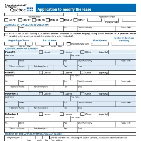 Document preview: Guide to Applying for Lease Modifications with TAL-002A-E — Housing (TAL-002A-E)
