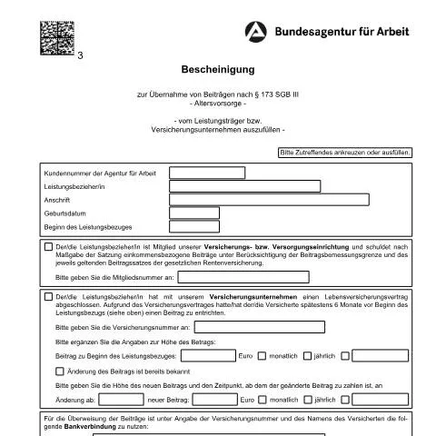 Dokumentvorschau: Wichtige Informationen zur Altersvorsorge mit sv26_ba029425 — Rente & Pension (CERFA n°sv26_ba029425)