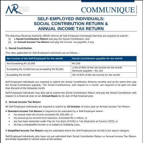 Document preview: Key Insights on Social Contribution & Income Tax Returns — Taxes (CERFA n°CommuniqueCSG250222)