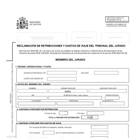 Vista previa del documento Importancia de la Reclamación de Retribuciones y Gastos de Viaje — Trámites administrativos