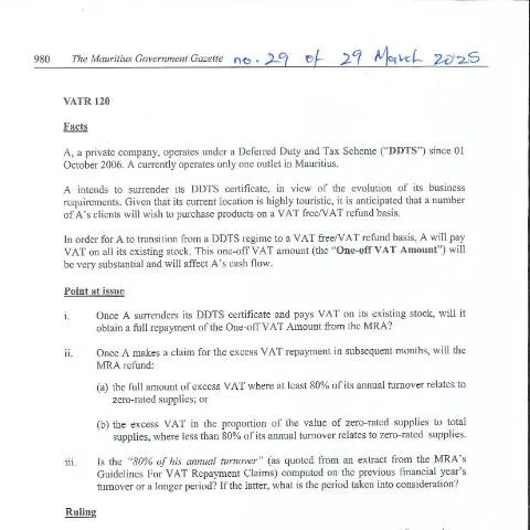 Document preview: Understanding VATR 120: A Key Document for Businesses — Taxes (CERFA n°VATR120)