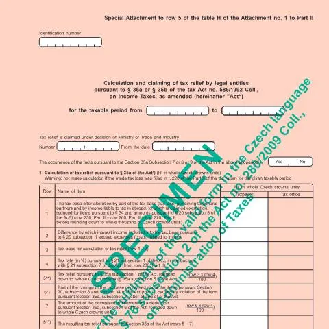 Document preview: Jak správně vyplnit formulář pro slevy na dani z příjmů právnických — Daně a fiskální záležitosti (CERFA n°25 5404/Ca)