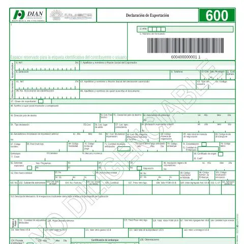 Vista previa del documento Todo lo que Debes Saber sobre el F600-2004 para Exportar — Aduanas y comercio (CERFA n°F600-2004)
