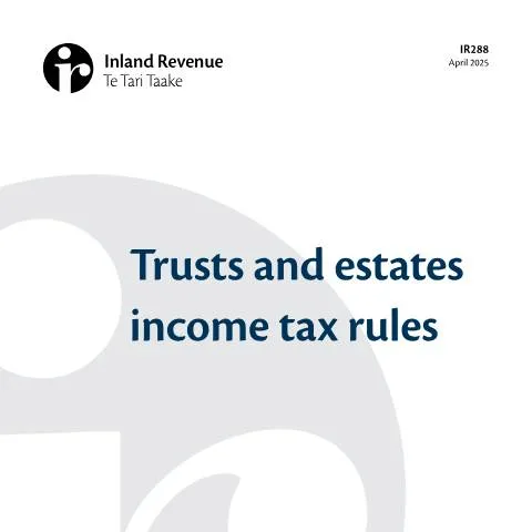 Document preview: Navigating New Zealand's Trusts and Estates Tax Regulations — Taxes (CERFA n°IR288)