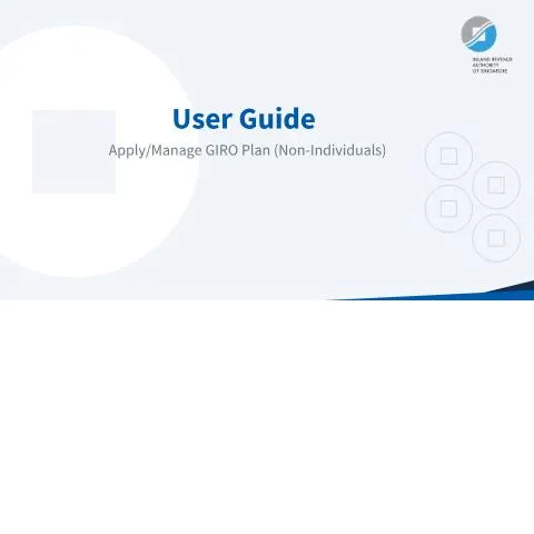 Document preview: Comprehensive Guide to Setting Up eGIRO for Businesses — Taxes (CERFA n°USER-GUIDE_APPLY-FOR-GIRO-PLAN-(NON-INDIVIDUALS))