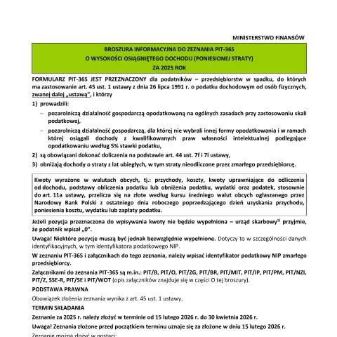 Document preview: Zeznanie PIT-36S dla spadkobierców przedsiębiorstw — Podatki i fiskalność (CERFA n°PIT-36S)
