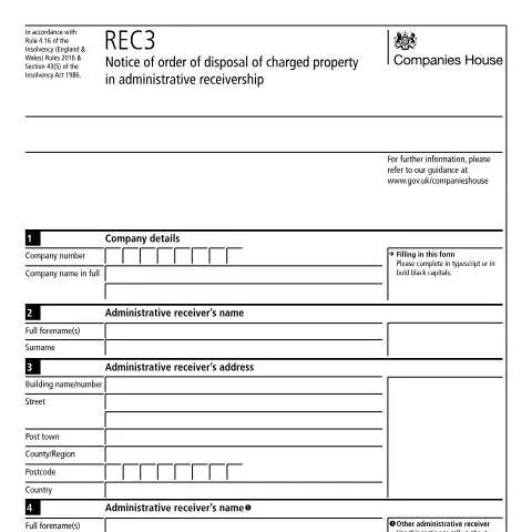 Document preview: The Role of REC3 in Corporate Insolvency Management — Business