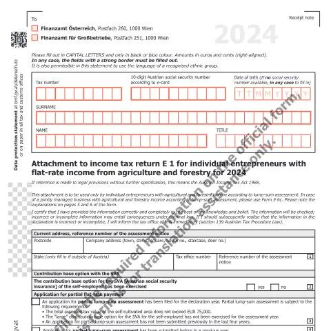 Dokumentvorschau: E1c-UK: Wichtige Steuerinformation für 2024 — Steuern (CERFA n°E1c-UK)