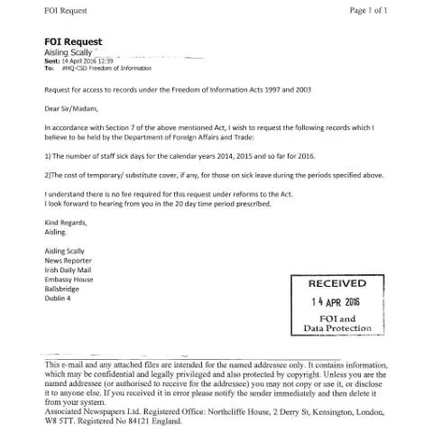 Document preview: Understanding FOI Request 16/047 and Its Implications — Government & admin