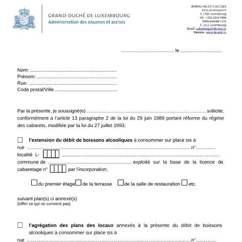 Aperçu du document Comment réussir l'extension de votre débit de boissons alcooliques ? — Démarches administratives (CERFA n°extension)