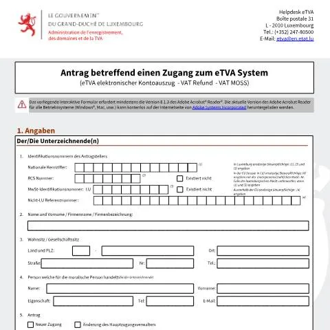 Aperçu du document Demande d'accès au système eTVA : Guide essentiel — Démarches administratives (CERFA n°acces-etva)